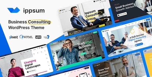 Ippsum Business Consulting Wordpress Theme Free Download