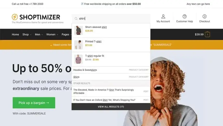 Shoptimizer Wordpress Theme