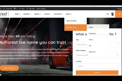 Adforest Wordpress Theme For Classified Ads Free Download