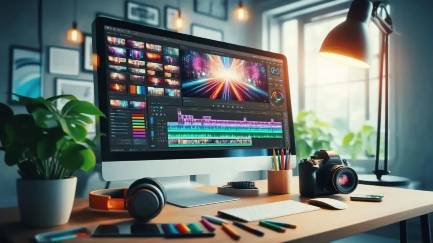 Wondershare Filmora Video Editing Software Interface Showcasing Easy-To-Use Tools And Features.